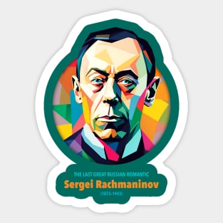 Sergei Rachmaninoff WPAP Sticker